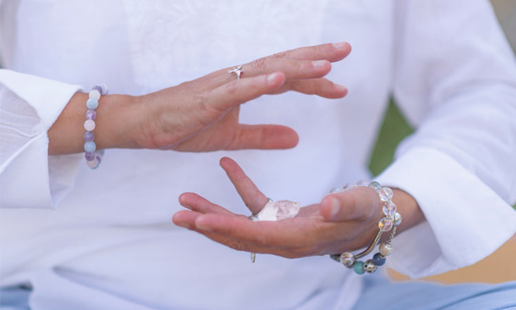 Meditate with your crystals to experience spiritual crystal healing