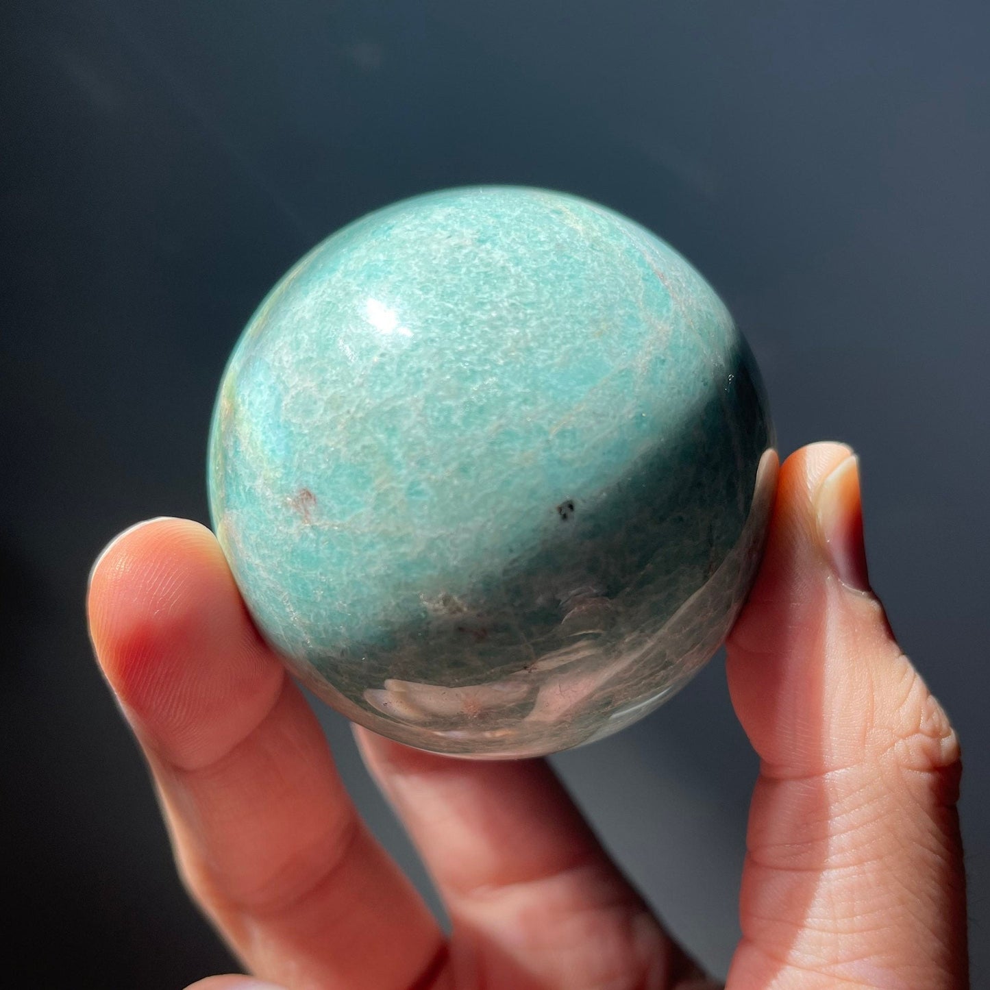 Natural Amazonite Sphere | Crystal Ball | Crystal Healing
