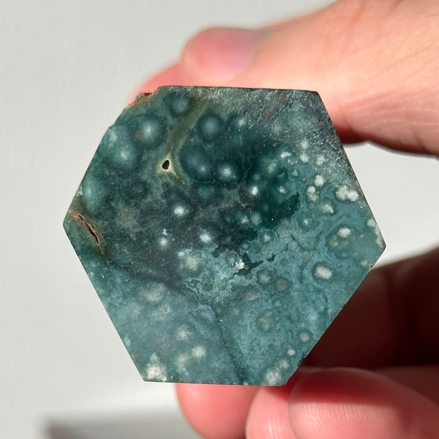 Stunning Sea (Ocean) Jasper Crystal Tower with Druzy | From Madagascar | Hand Carved | Meditation & Healing Wand