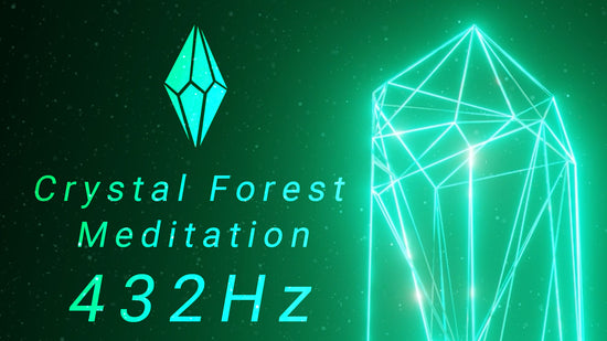 Halcyon Crystals Meditation | Crystal Forest Meditation 432Hz | Crystal Meditation