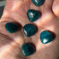 One (1) Mini Blue Apatite Heart | Tiny Crystal | Intuitively Chosen | Meditation & Crystal Healing