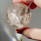 Clear Crackle Quartz Sphere with Strong Rainbows | Crystal Ball | Meditation & Crystal Healing