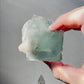 Beautiful Green Cubic Fluorite Specimen | Calcite Inclusion |  Fully Natural | Meditation & Crystal Healing