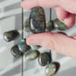 One (1) Mini Labradorite Crystal Tumble | Intuitively Chosen | Tiny Natural Lab | Hand Carved | Meditation & Crystal Healing