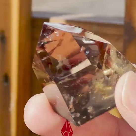 Genuine Smoky Citrine Point | Crystal Tower | From Brazil | Healing & Crystal Wand