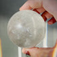 Gorgeous Clear Quartz Sphere with Strong Rainbows | Super Flash | Crystal Ball | Meditation & Crystal Healing