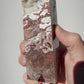 Mexican Crazy Lace Agate Crystal Tower with Sparkling Druzy | Meditation & Healing Crystal Wand