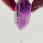 Small Amethyst Crystal Double Terminated Point | Mini Hand Carved Double Point Tower | Meditation & Crystal Healing