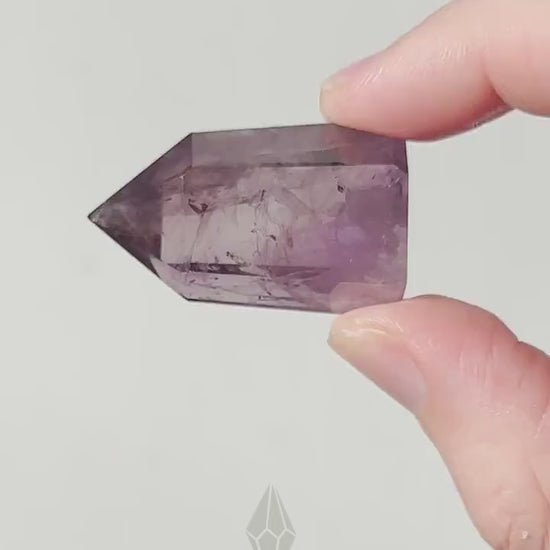 Beautiful Small Amethyst Crystal Point | Mini Hand Carved Tower | Meditation & Crystal Healing | High Quality | From Brazil