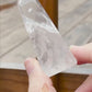 Soft Milky Girasol Obelisk | Quartz Point | Clear Quartz | Crystal Healing & Meditation