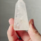 Soft Pink Milky Girasol Obelisk | Quartz Crystal Point | Light Color Tower | Rainbows | Crystal Healing & Meditation Wand