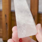Soft Pink Milky Girasol Obelisk | Quartz Crystal Point | Light Color Tower | Crystal Healing & Meditation Wand