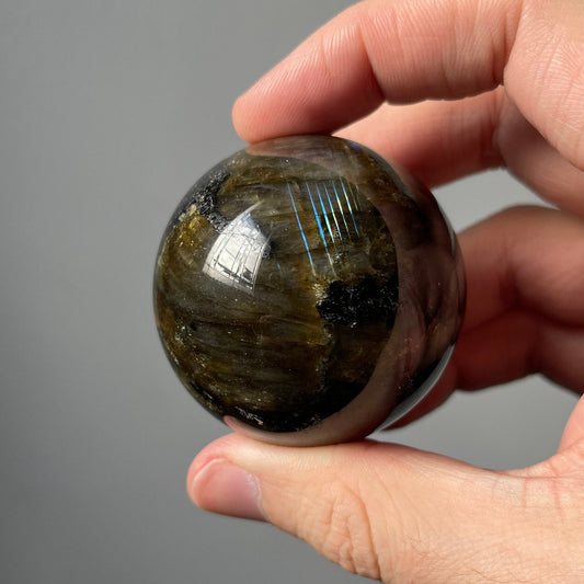 High Quality Small Labradorite Sphere | Crystal Ball | Crystal Healing