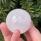 Cute Pink Mangano Calcite Sphere | From Pakistan | Healing Crystal | UV Reactive