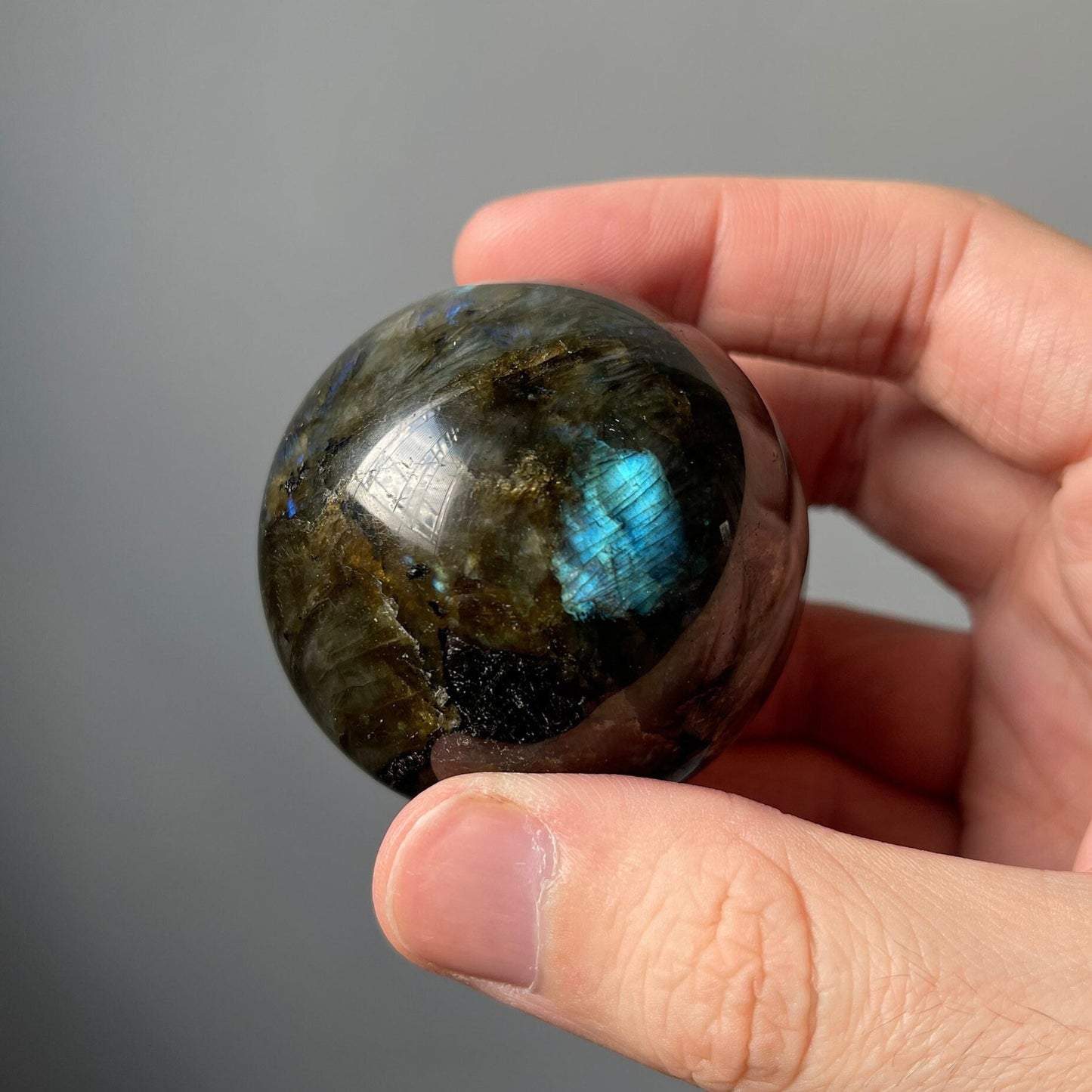 High Quality Small Labradorite Sphere | Crystal Ball | Crystal Healing