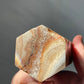 Amber Flower Agate Tower with Druzy | Clear Quartz Inclusions | Large Tower