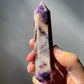 Dream Amethyst Tower | Chevron Amethyst | Crystal Point | Healing Wand