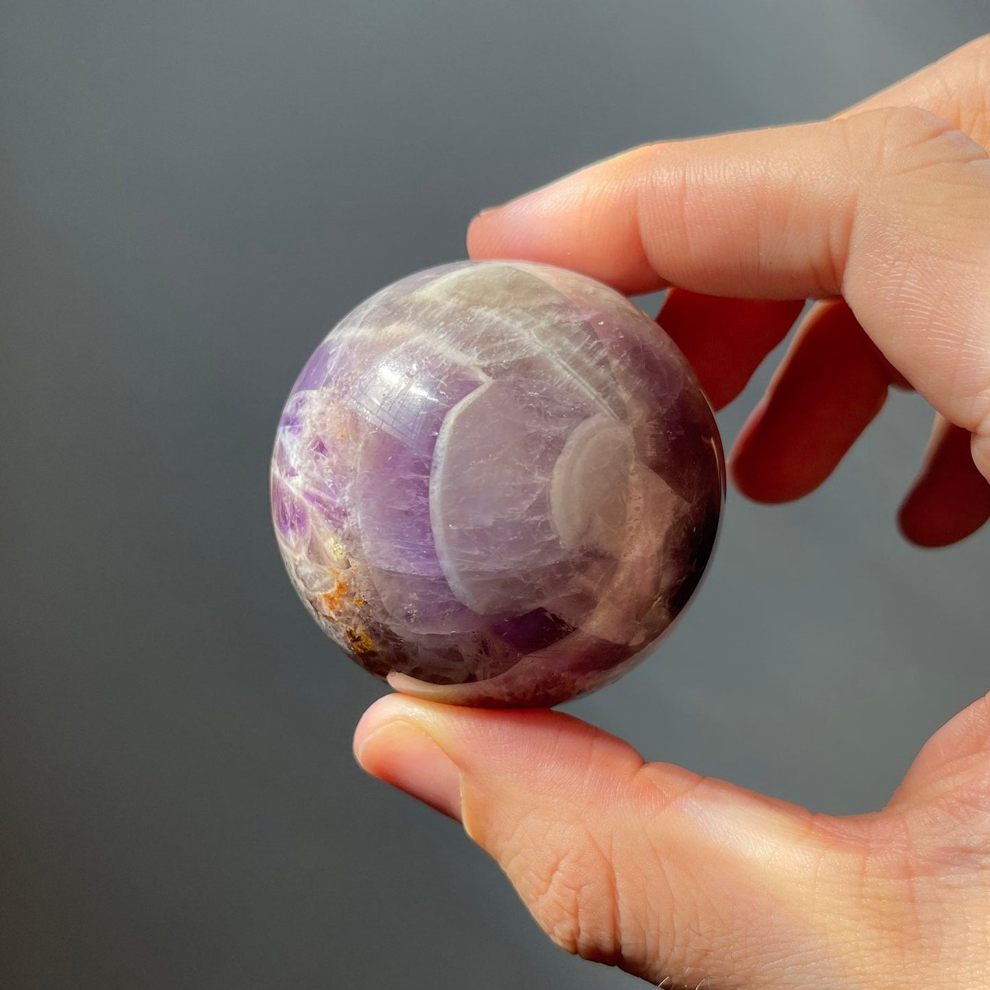 Dream Amethyst Sphere | Chevron Amethyst | Crystal Ball