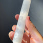 Beautiful Satin Spar (Selenite) Chakra Wand | Very Shiny | Purifying