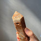 Amber Flower Agate Tower with Druzy | Clear Quartz Inclusions | Large Tower