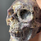 Beautiful Purple Sphalerite Crystal Skull | Hand Carved | Meditation Crystal