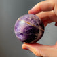 Dream Amethyst Sphere | Chevron Amethyst | Crystal Ball
