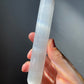 Beautiful Satin Spar (Selenite) Chakra Wand | Very Shiny | Purifying