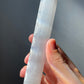 Beautiful Satin Spar (Selenite) Chakra Wand | Very Shiny | Purifying
