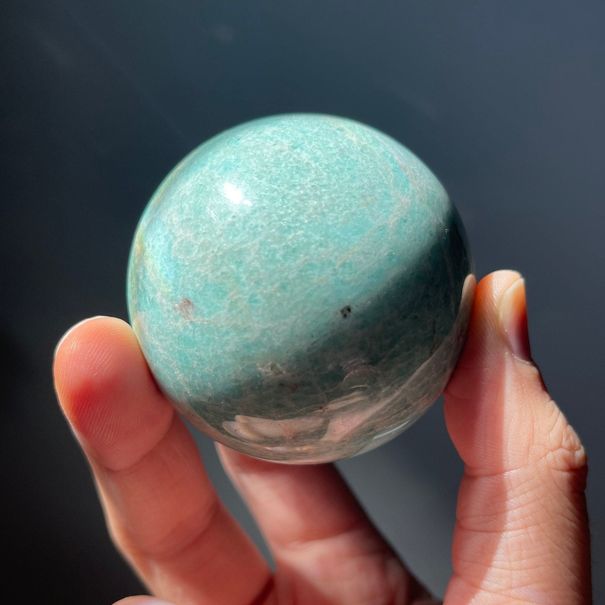 Natural Amazonite Sphere | Crystal Ball | Crystal Healing