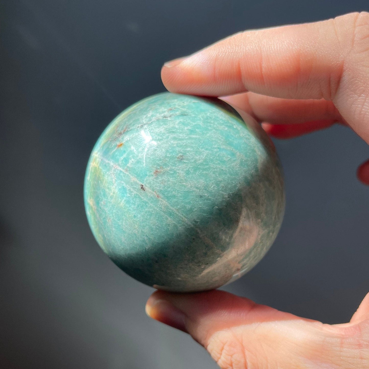 Natural Amazonite Sphere | Crystal Ball | Crystal Healing