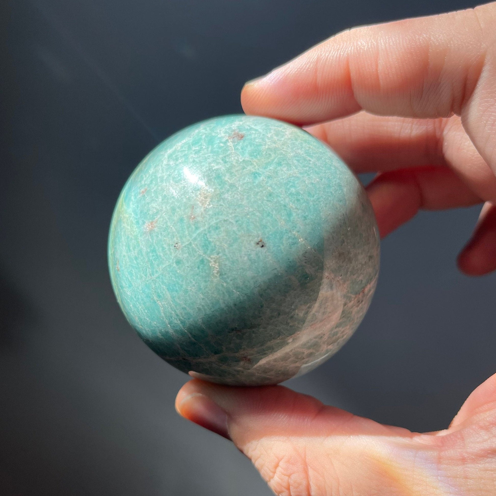 Natural Amazonite Sphere | Crystal Ball | Crystal Healing