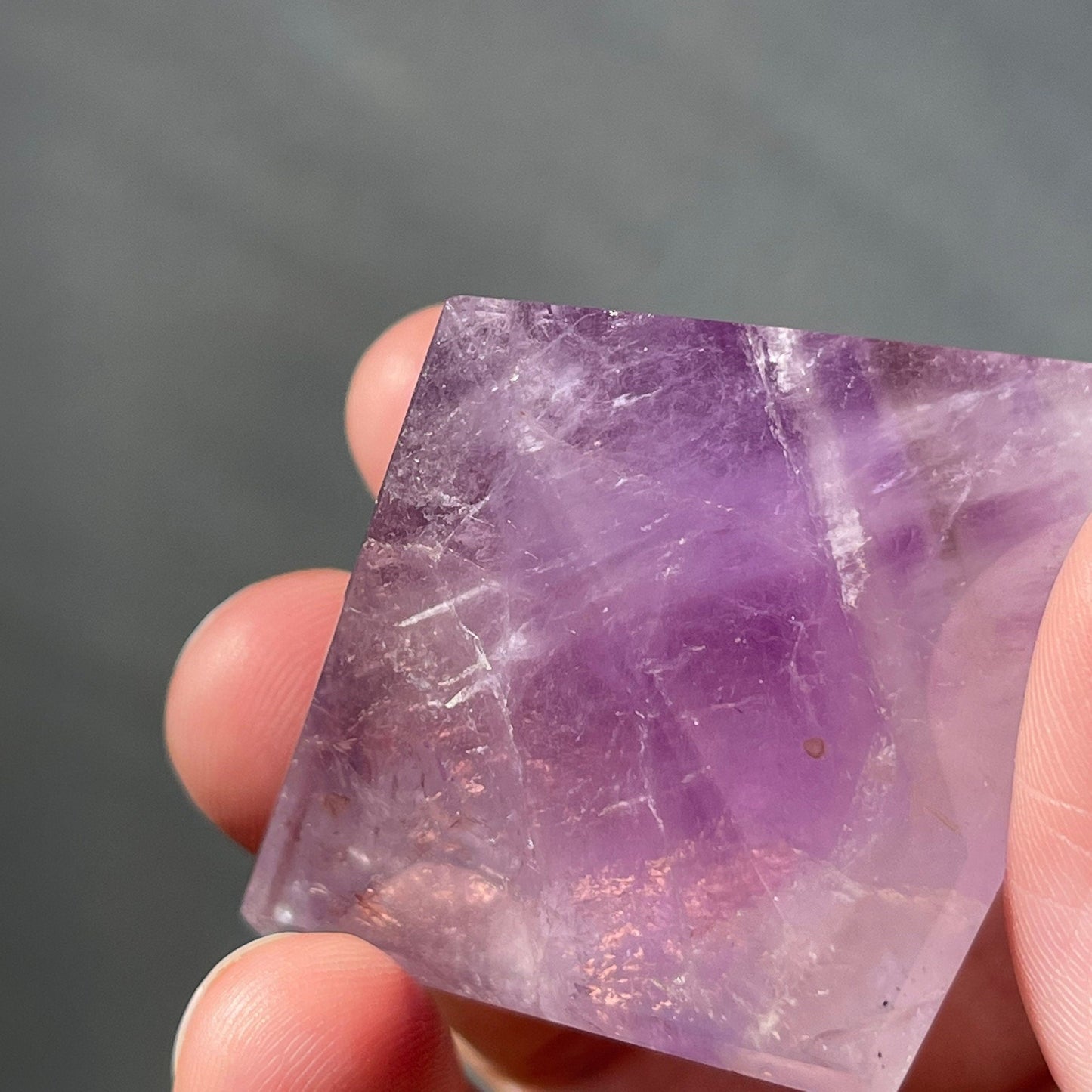 Amethyst Crystal Pyramid | Hand Carved Quartz | Meditation & Healing Crystal