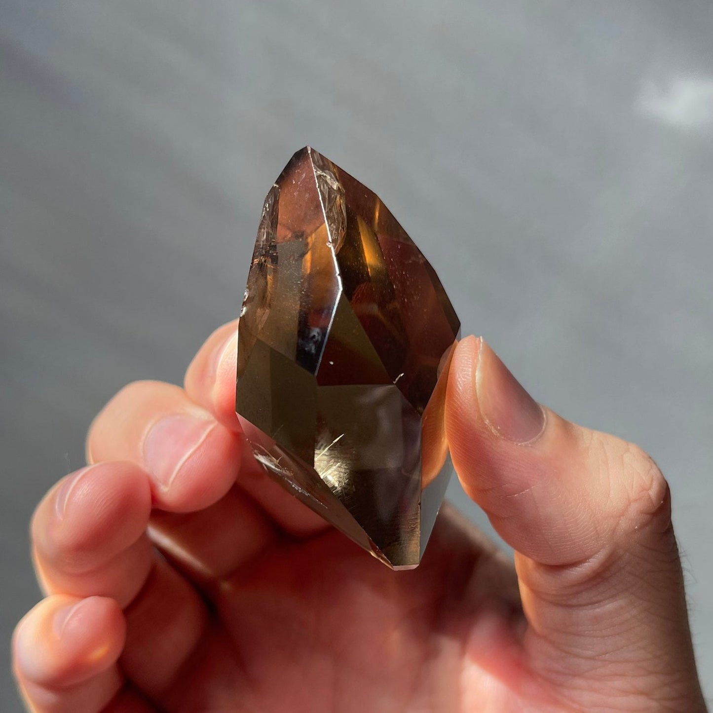 Genuine Smoky Citrine Point | Crystal Tower | From Brazil | Healing & Crystal Wand