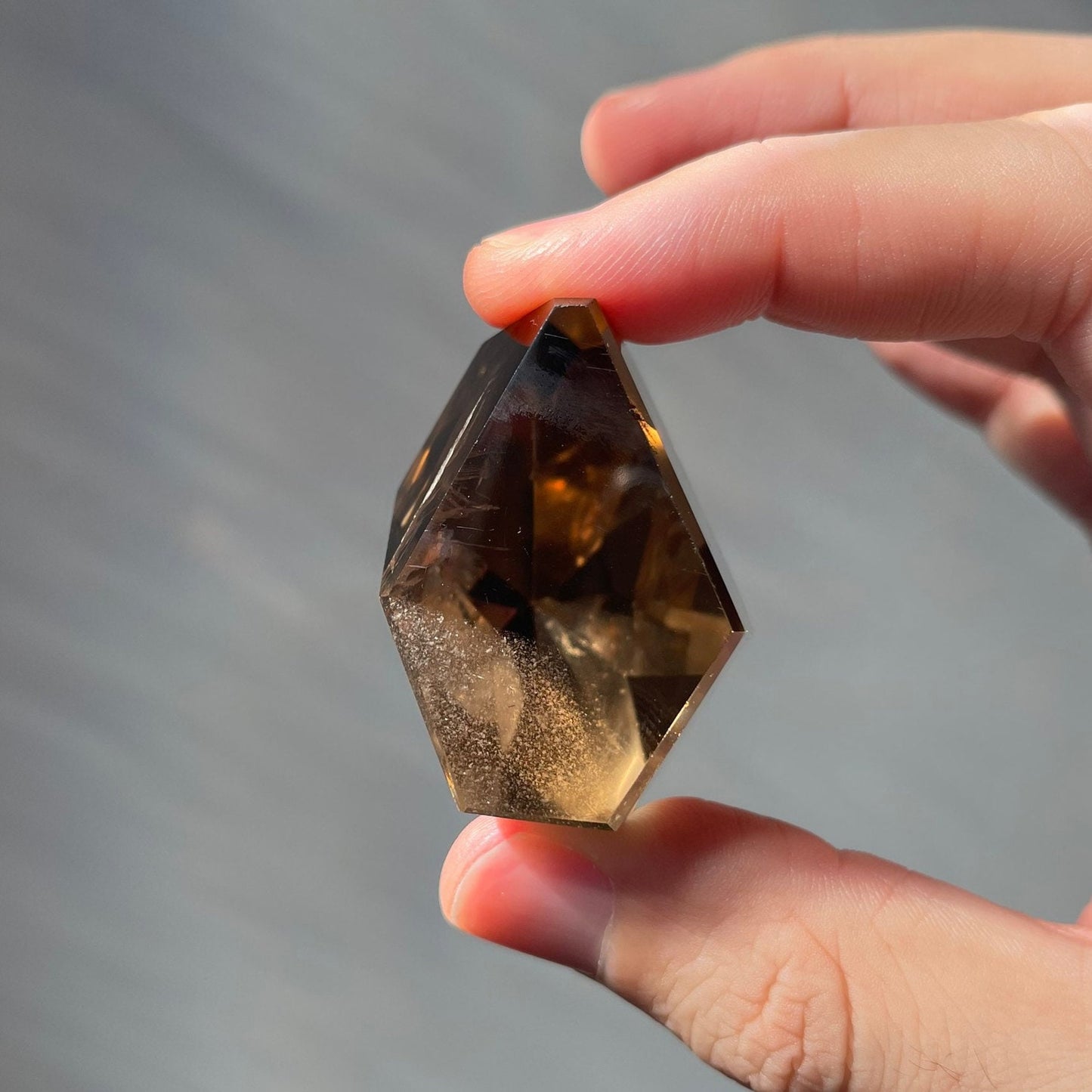 Genuine Smoky Citrine Point | Crystal Tower | From Brazil | Healing & Crystal Wand