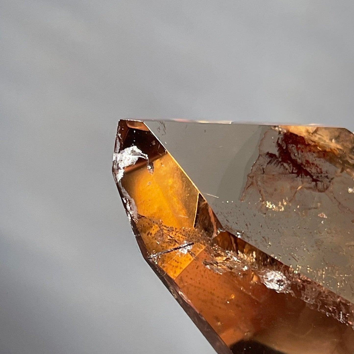 Genuine Smoky Citrine Point | Crystal Tower | From Brazil | Healing & Crystal Wand