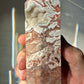 Mexican Crazy Lace Agate Crystal Tower with Sparkling Druzy | Meditation & Healing Crystal Wand