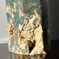 XL Moss Agate Crystal Tower with Druzy | Extra Large Hand Carved Point | Meditation & Healing Crystal Wand