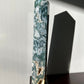 XL Moss Agate Crystal Tower with Druzy | Extra Large Hand Carved Point | Meditation & Healing Crystal Wand