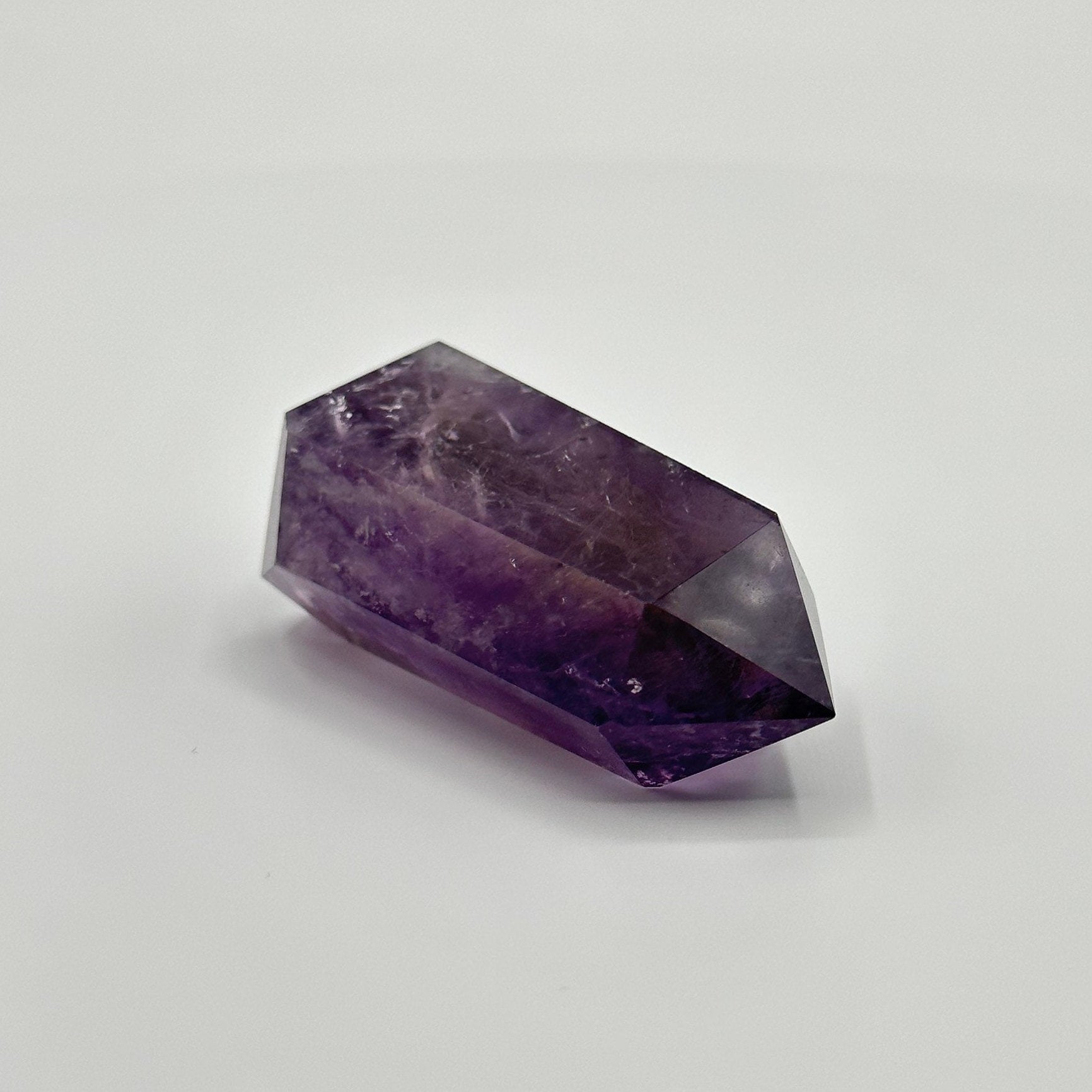 Small Ametrine Crystal Point | Mini Hand Carved Tower | Amethyst and Citrine | Meditation & Crystal Healing | High Quality