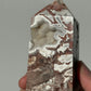 Mexican Crazy Lace Agate Crystal Tower with Sparkling Druzy | Meditation & Healing Crystal Wand