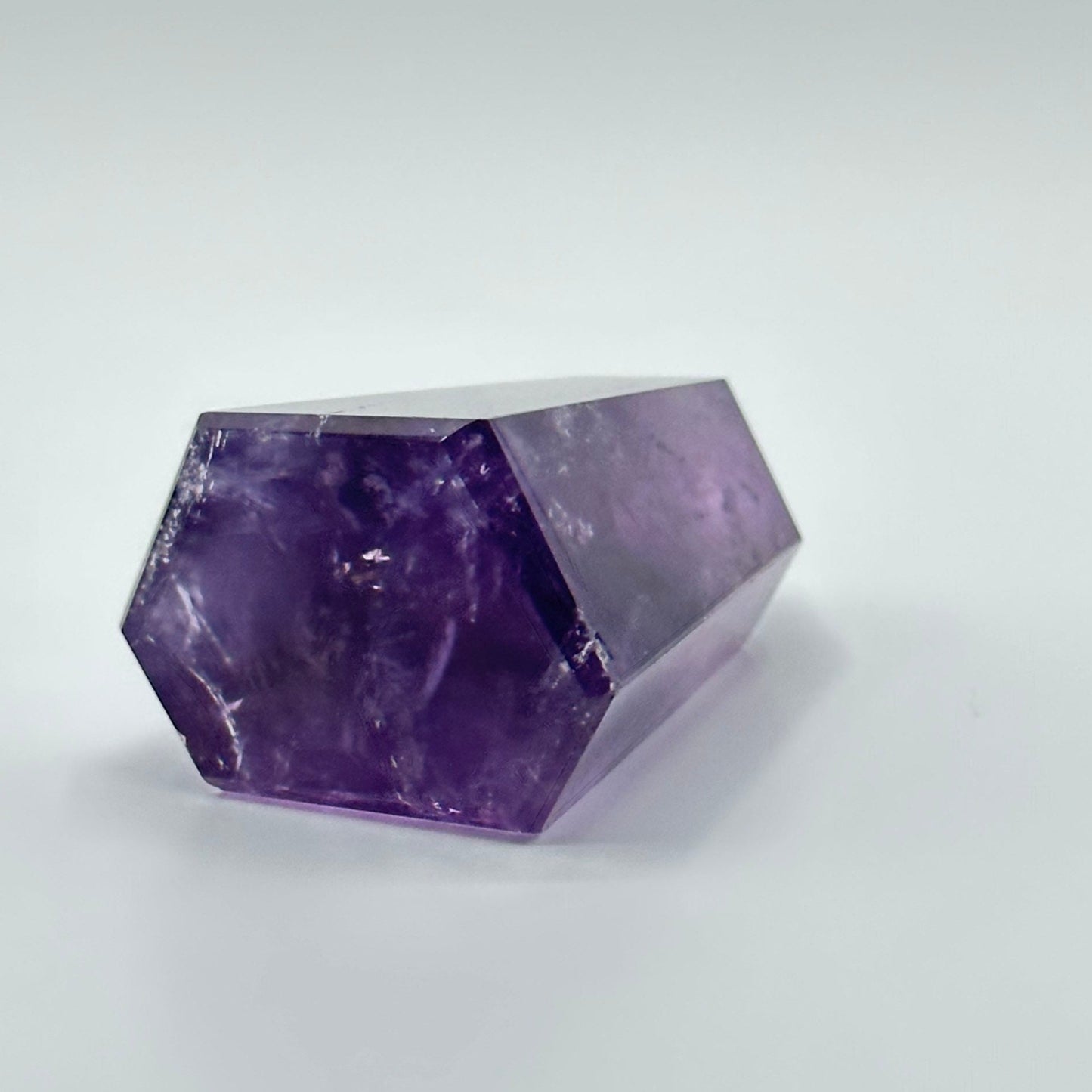 Beautiful Small Amethyst Crystal Point | Mini Hand Carved Tower | Meditation & Crystal Healing | High Quality