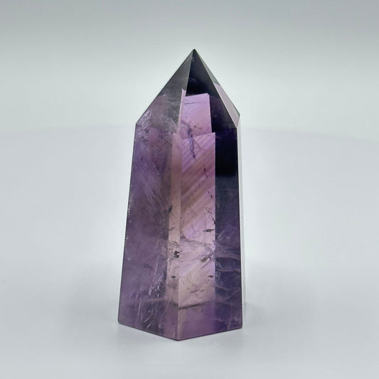 Small Ametrine Crystal Point | Mini Hand Carved Tower | Amethyst and Citrine | Meditation & Crystal Healing | High Quality