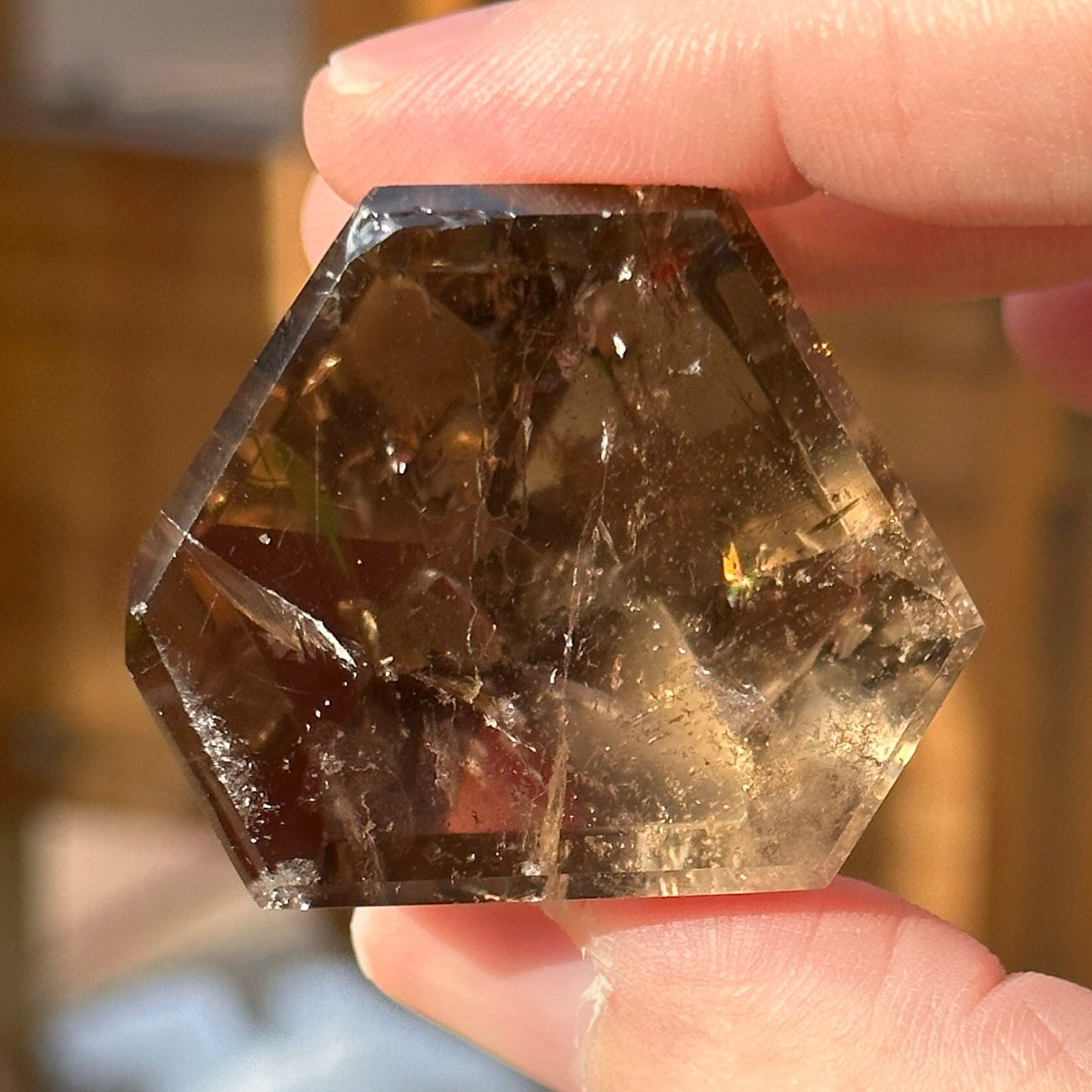 Genuine Smoky Citrine Point | Crystal Tower | From Brazil | Healing & Crystal Wand