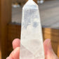 Soft Pink Milky Girasol Obelisk | Quartz Crystal Point | Light Color Tower | Crystal Healing & Meditation Wand