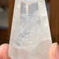 Soft Pink Milky Girasol Obelisk | Quartz Crystal Point | Light Color Tower | Crystal Healing & Meditation Wand