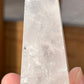 Soft Pink Milky Girasol Obelisk | Quartz Crystal Point | Light Color Tower | Crystal Healing & Meditation Wand