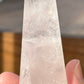 Soft Pink Milky Girasol Obelisk | Quartz Crystal Point | Light Color Tower | Crystal Healing & Meditation Wand