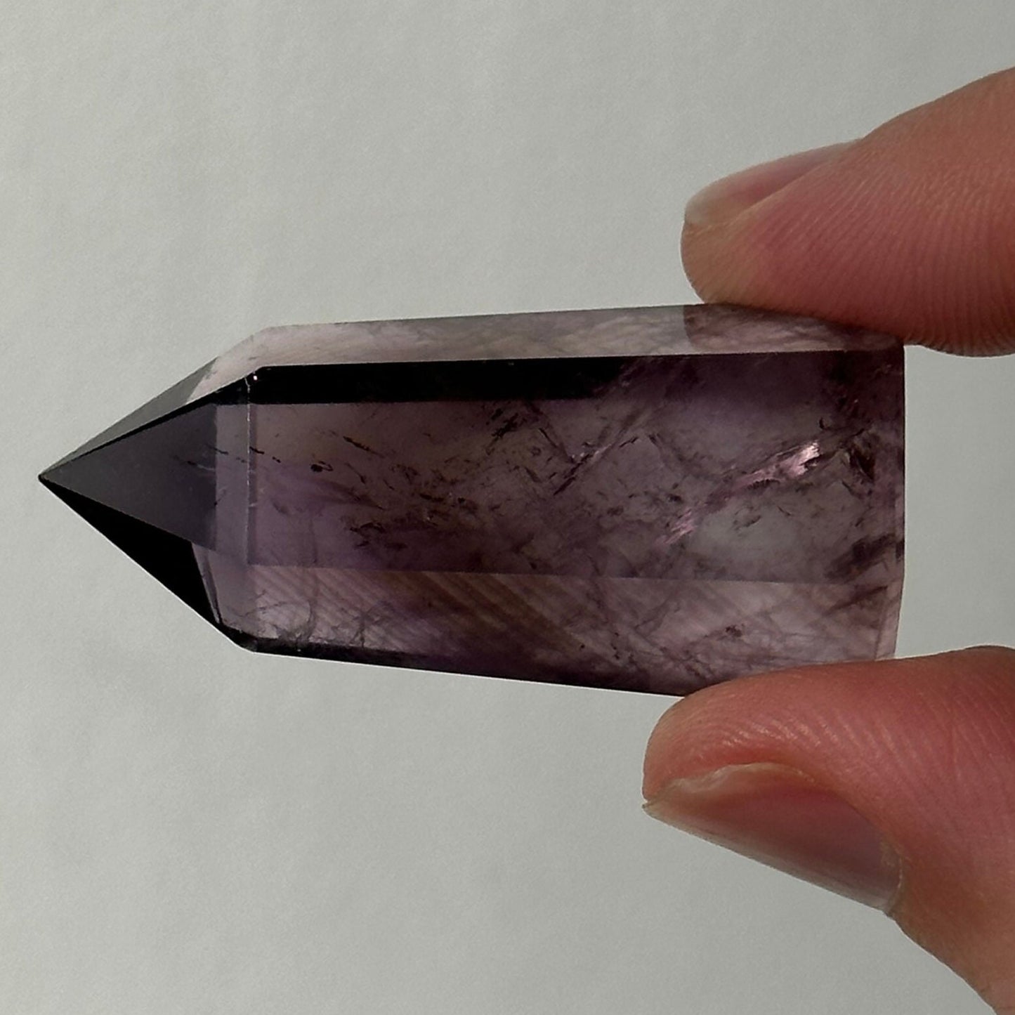 Beautiful Small Amethyst Crystal Point | Mini Hand Carved Tower | Meditation & Crystal Healing | High Quality