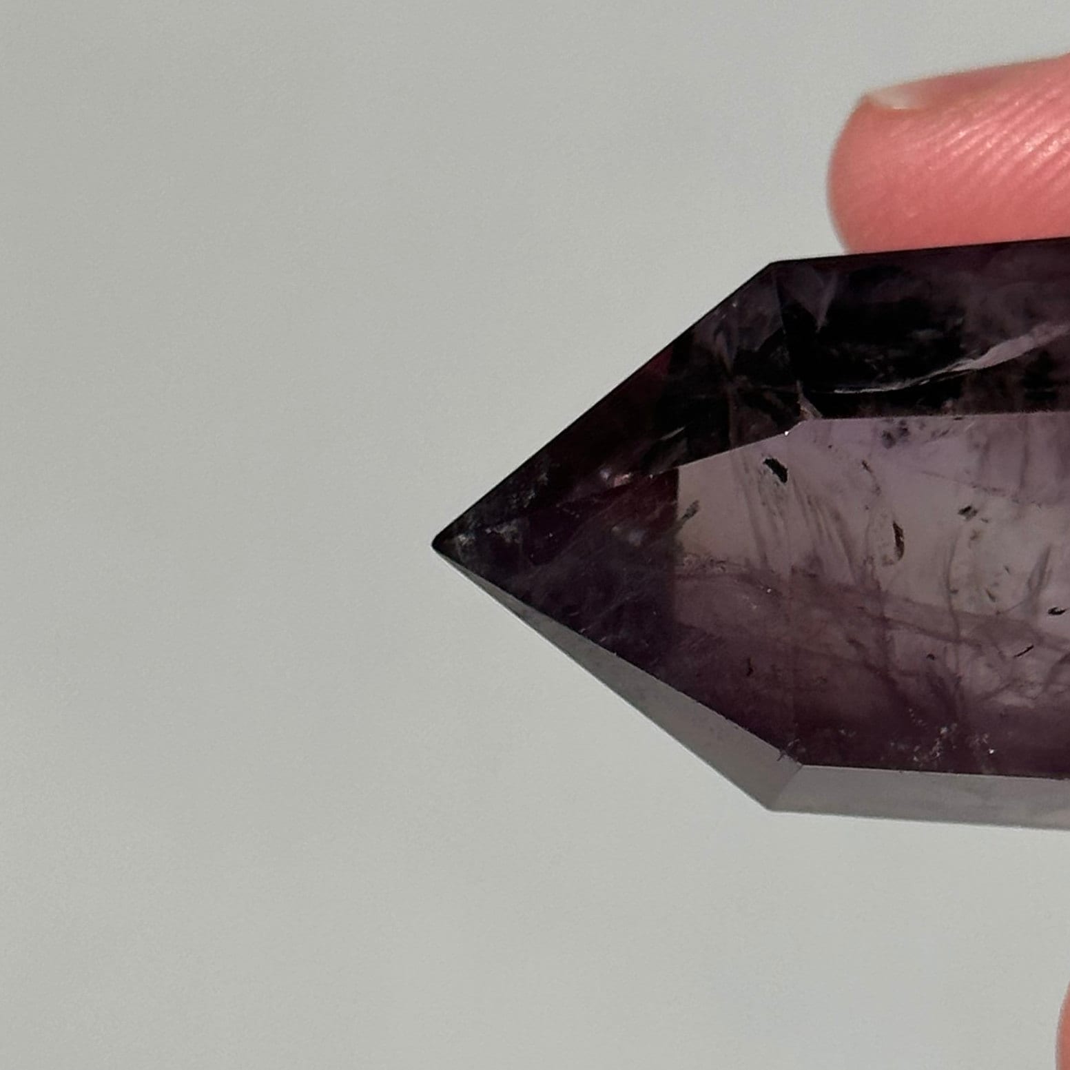 Beautiful Small Amethyst Crystal Point | Mini Hand Carved Tower | Meditation & Crystal Healing | High Quality | From Brazil