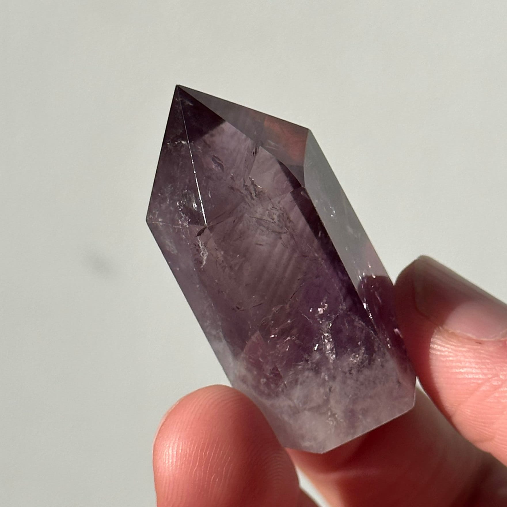 Beautiful Small Amethyst Crystal Point | Mini Hand Carved Tower | Meditation & Crystal Healing | High Quality